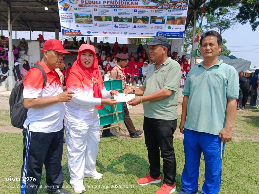PT SDLi Perkuat Kepedulian Pendidikan dan Lingkungan, Tumbuh Bersama Masyarakat Percut Sei Tuan