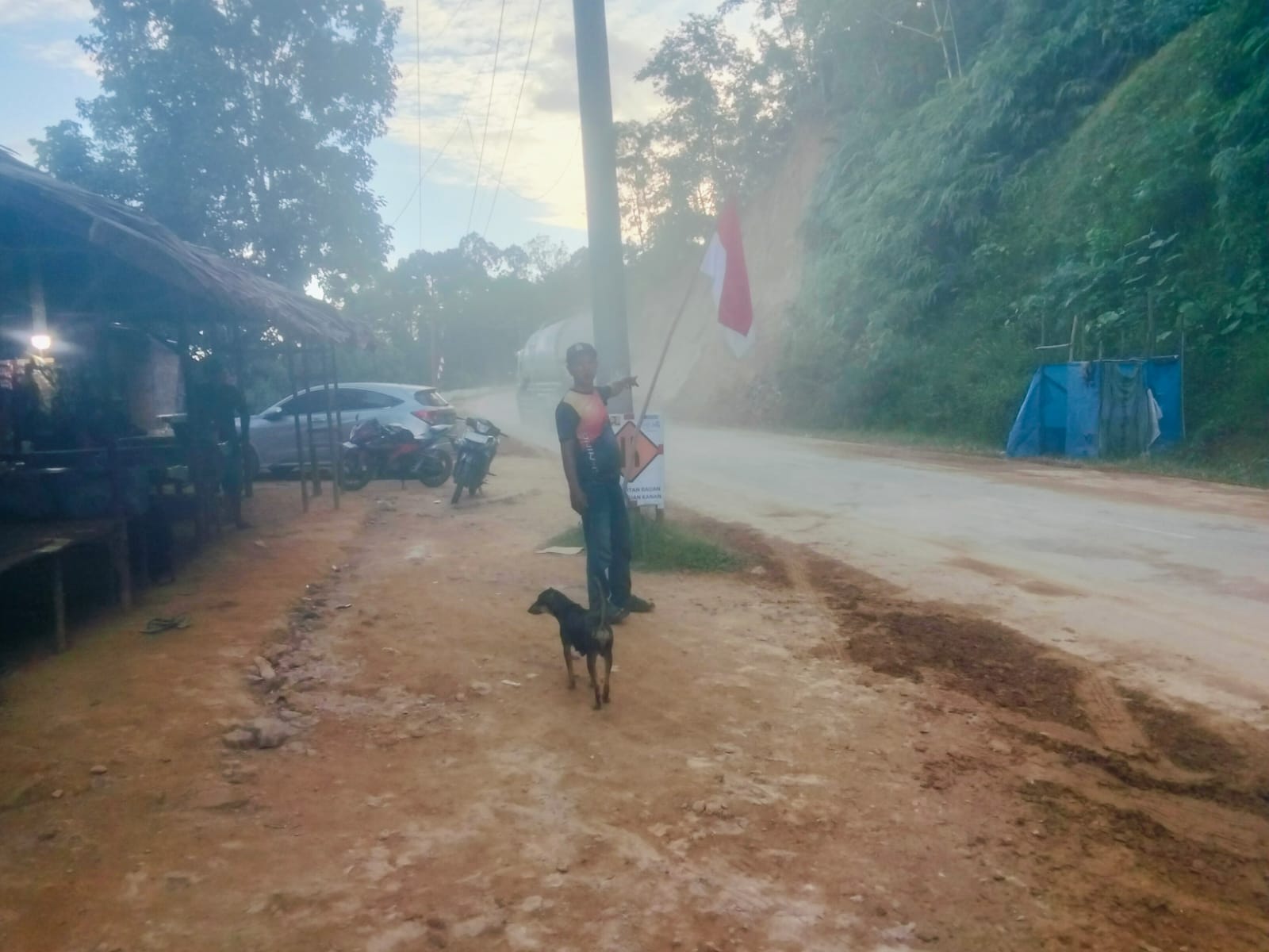 LSM ELANG MAS Tapanuli Tengah Keluhkan Debu Proyek Jalan Lintas Sibolga–Tarutung Dikeluhkan Warga, Pemerintah diminta Turun Tangan