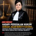 Tak Menghindar dari Hukum, Advokat Rikha Permatasari Tempuh Jalur Polisi Militer