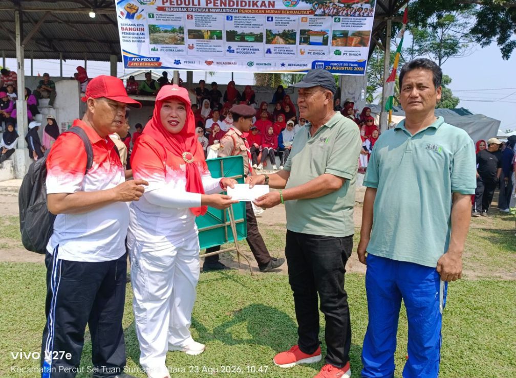 PT SDLi Perkuat Kepedulian Pendidikan dan Lingkungan, Tumbuh Bersama Masyarakat Percut Sei Tuan