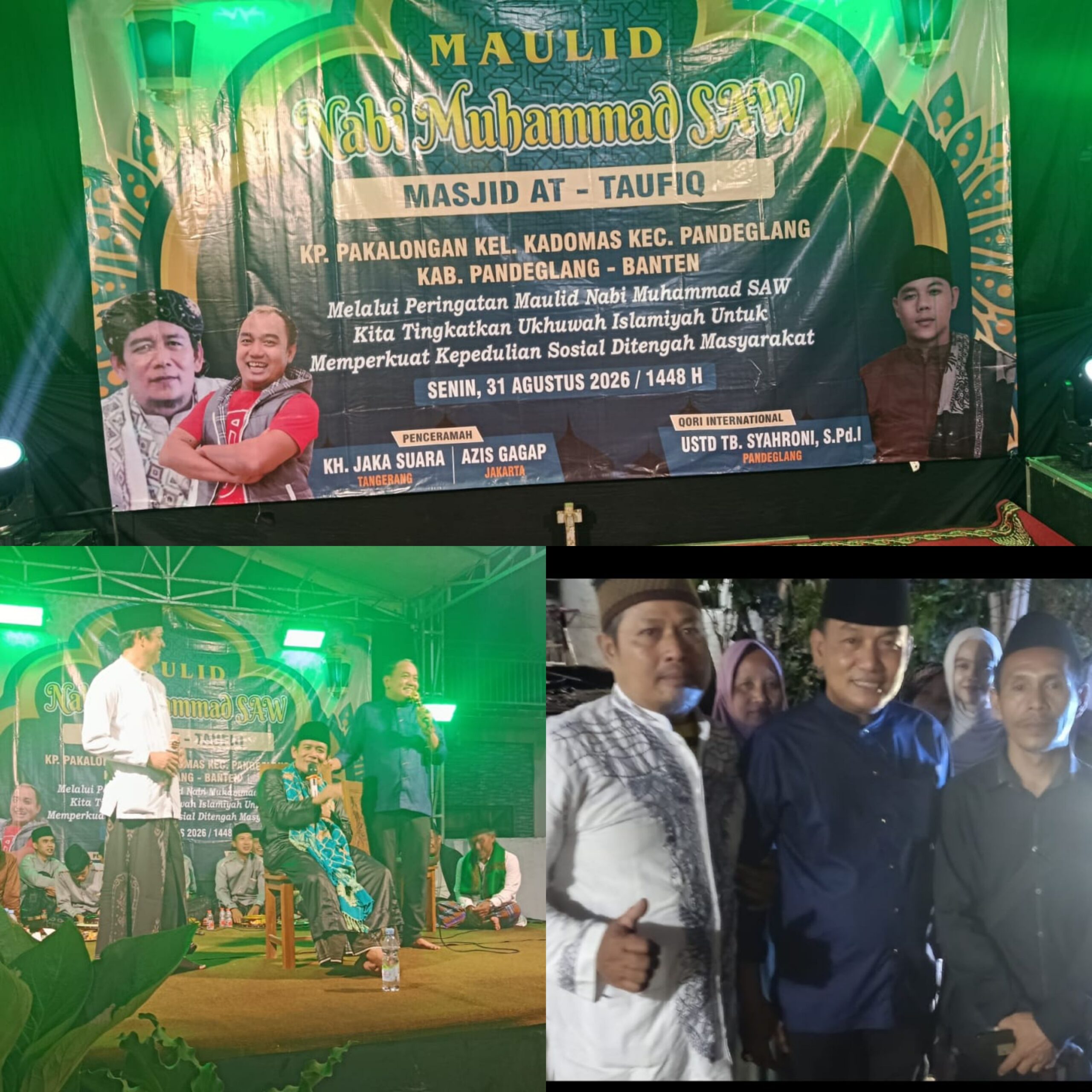 Peringatan Maulid Nabi Muhammad SAW 1448 H di Kampung Pakalongan Berlangsung Meriah dan Khidmat