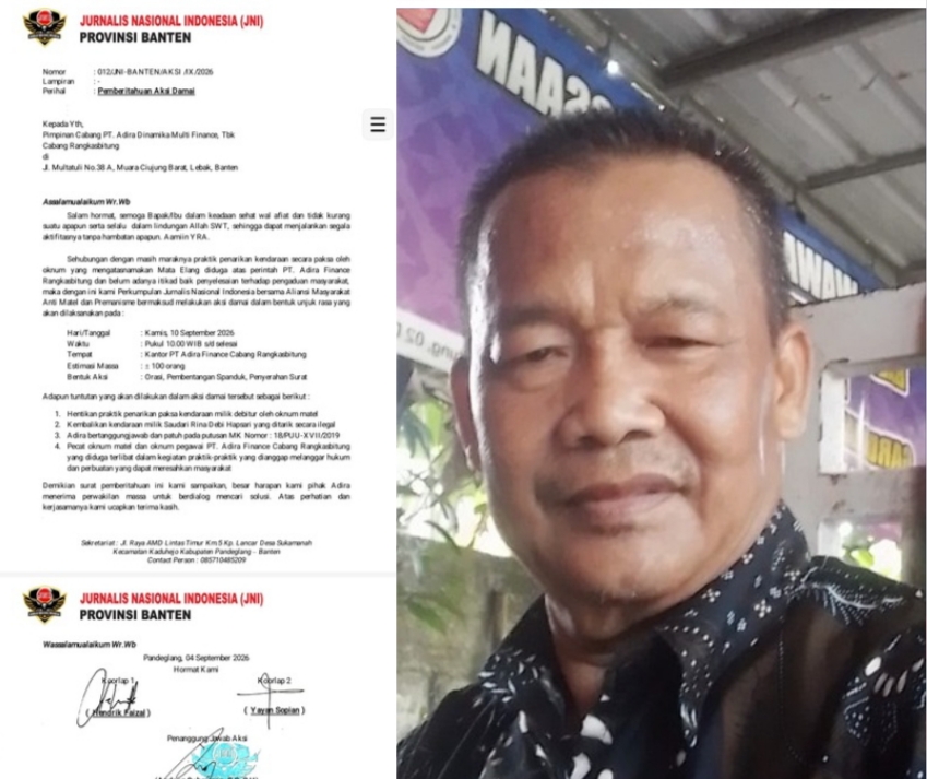 GHI Lebak Dukung Aksi Masyarakat, Desak Hentikan Praktik Matel Yang Meresahkan