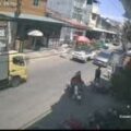 Aksi Begal di Jalan Lamuru Makassar Terekam CCTV, Demi Selamatkan Nyawa, Korban Lompat dari Motor.