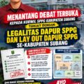 AMS TANTANG KORWIL SPPG SUBANG DEBAT TERBUKA: LEGALITAS DAPUR, LAY OUT, HINGGA TATA KELOLA ANGGARAN HARUS TERANG-BENDERANG