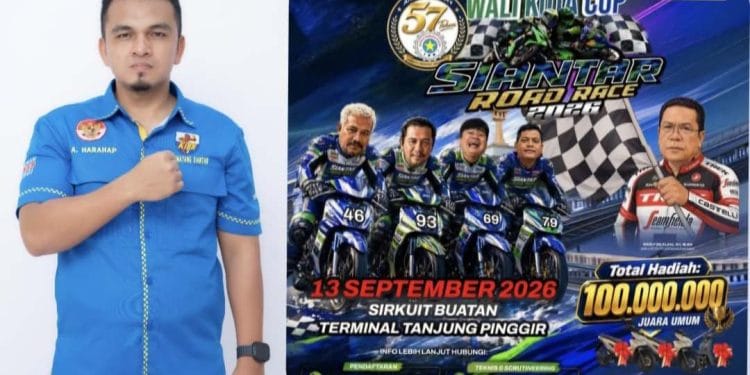 DPD KNPI Kota Siantar, berikan Apresiasi dan Dukung Penuh Acara Road Race Wali Kota Cup tahun 2026