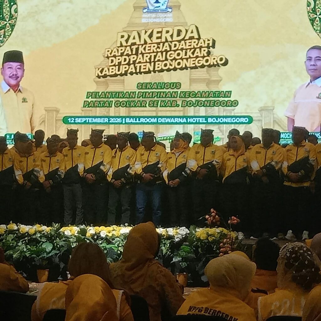 Rakerda Golkar Bojonegoro Digelar, Pengurus Kecamatan, Desa, dan Kelurahan Periode 2026–2031 Dilantik