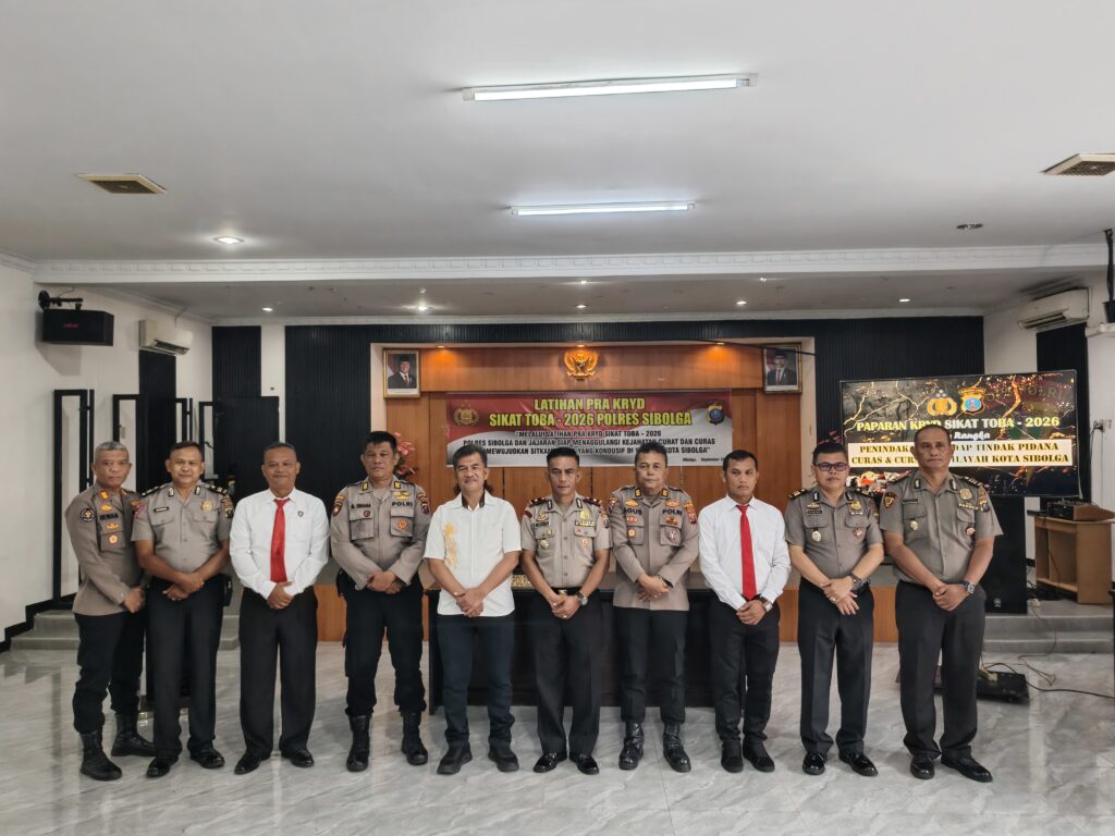 Polres Sibolga Gelar Latihan Pra KRYD Sikat Toba 2026, Perkuat Kesiapan Personel