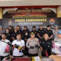 Kombes Pol Safi’i Nafsikin Pimpin Press Conference, 6 Kasus Kriminal Terungkap