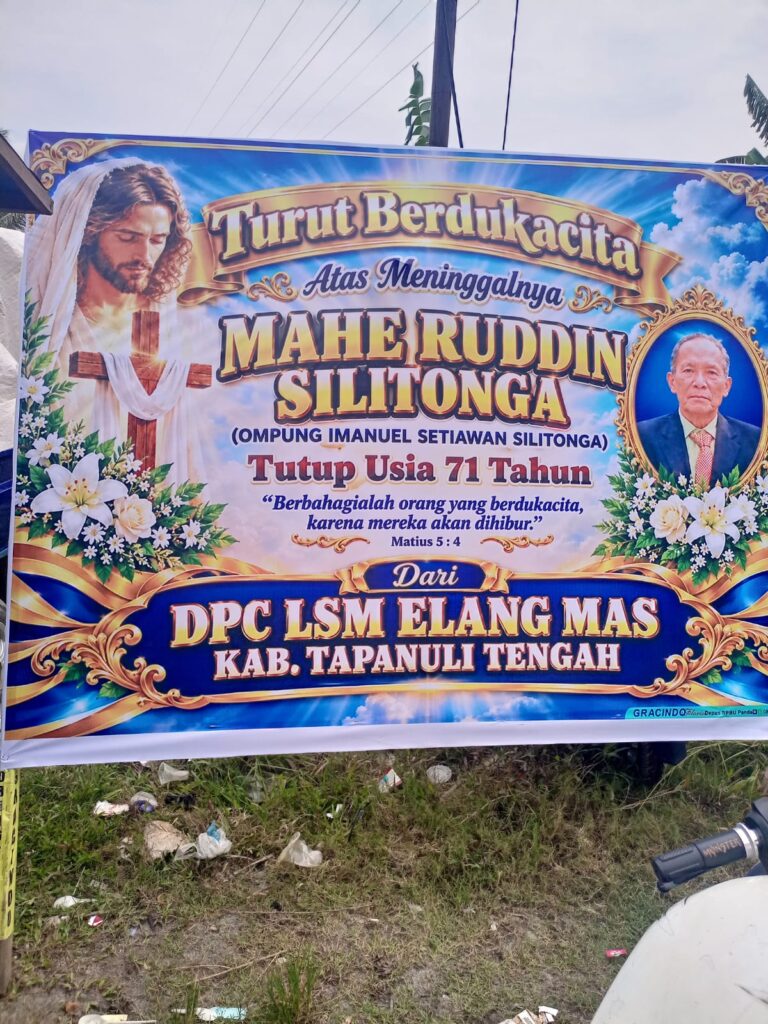 DPC LSM ELANG MAS KABUPATEN TAPANULI TENGAH & DPC LSM ELANG MAS KOTA SIBOLGA MELAYAT KERUMAH DUKA MAHE RUDDIN SILITONGA