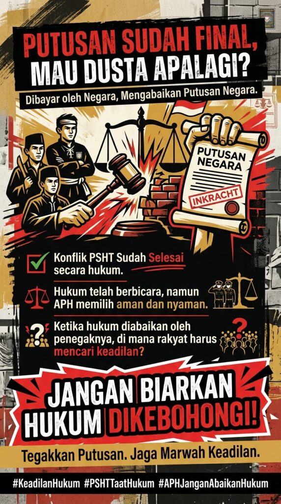 Parlu Di Larang Atas Nama Kamtibmas,Lalu Siapa Yang Menjamin Hukum Berlaku Sama ?