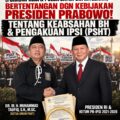 Menabrak Garis Kebijakan Presiden Prabowo: Pembangkangan Forkompinda Jawa Timur Terhadap Legalitas Badan Hukum Dan Pengakuan PB IPSI