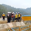 Tim Kejati Sumsel Pantau Langsung Peroyek Jaringan Irigasi DI Lematang Pagar Alam.