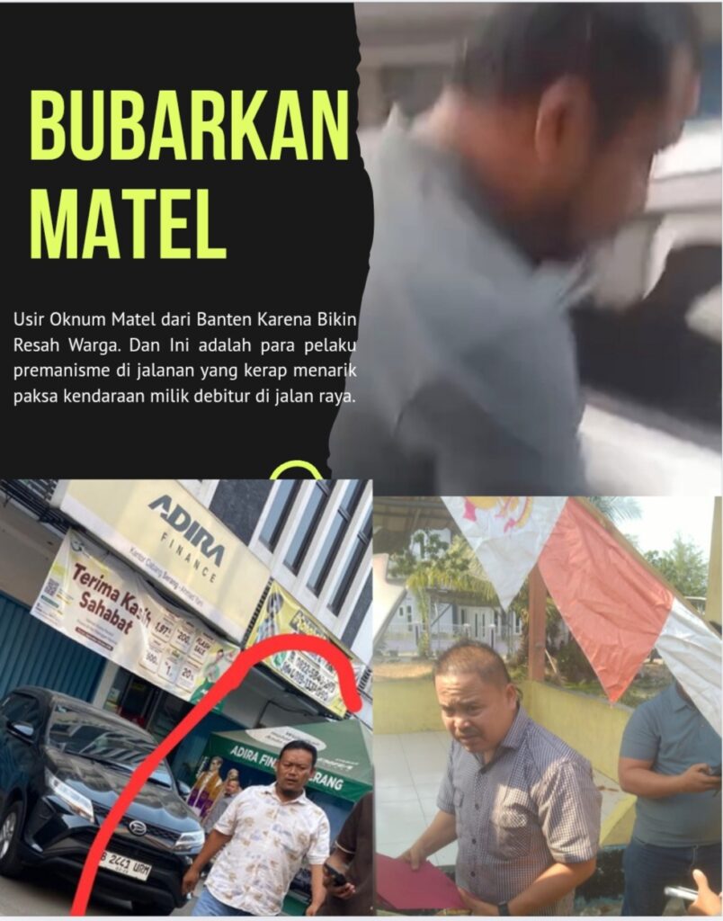 Tak Kapok ! Oknum Matel Terlapor di Polda Banten Kembali Berulah, Rampas Paksa Kendaraan Debitur di Jalan