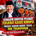 DEWAN PAKAR DPP LSM ELANG MAS Prof DR Sutan Nasomal : Di Masa Pimpinan Prabowo, Carut Marut Hukum Dibalik Banyak Pejabat Dipenjarakan Dengan Rompi Orange