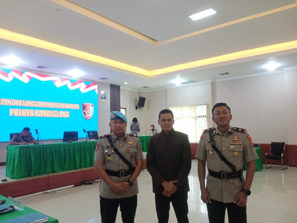 Sidang Disiplin Dugaan Pelanggaran Anggota Polri Digelar di Polres Pandeglang, Praktisi Hukum M. Sodik Al-Bantani Paparkan Pandangannya