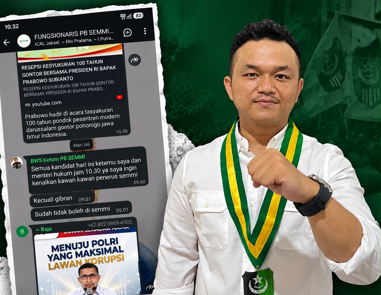 PW SEMMI SULSEL KECAM SIKAP BINTANG WAHYU SAPUTRA: JANGAN AJARKAN KADER MEMBANGUN SEKAT DI TUBUH SEMMI