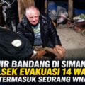 Banjir Bandang di Simanindo, Polsek Evakuasi 14 Warga Termasuk Seorang WNA