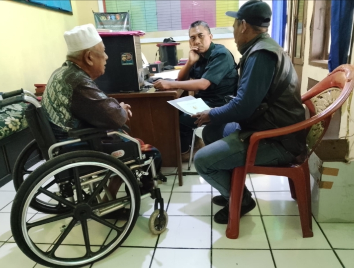 Tanah Bersartifikat milik H.Taan Di Serobot Orang Dengan Membuat AJB Ganda.