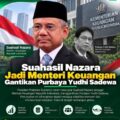 PEROMBAKAN KABINET MENDADAK, PRABOWO COPOT PURBAYA, PROF. SUAHASIL NAZARA RESMI NAIK JADI MENTERI KEUANGAN BARU
