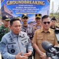 Kepala Bakamla RI Letakkan Batu Pertama Pembangunan Kantor Stasiun Pemantauan Keamanan dan Keselamatan Laut di Kepulauan Nias