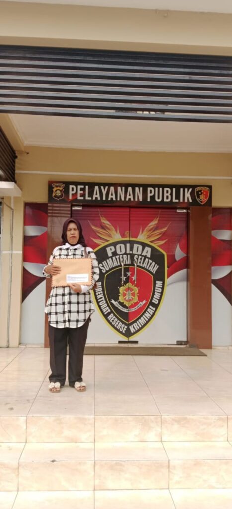 “KAMI MOHON SEADIL-ADILNYA”, IBU KORBAN LAPORKAN DUGAAN TEBANG PILIH PENANGANAN KASUS KE BID PROPAM POLDA SUMSEL