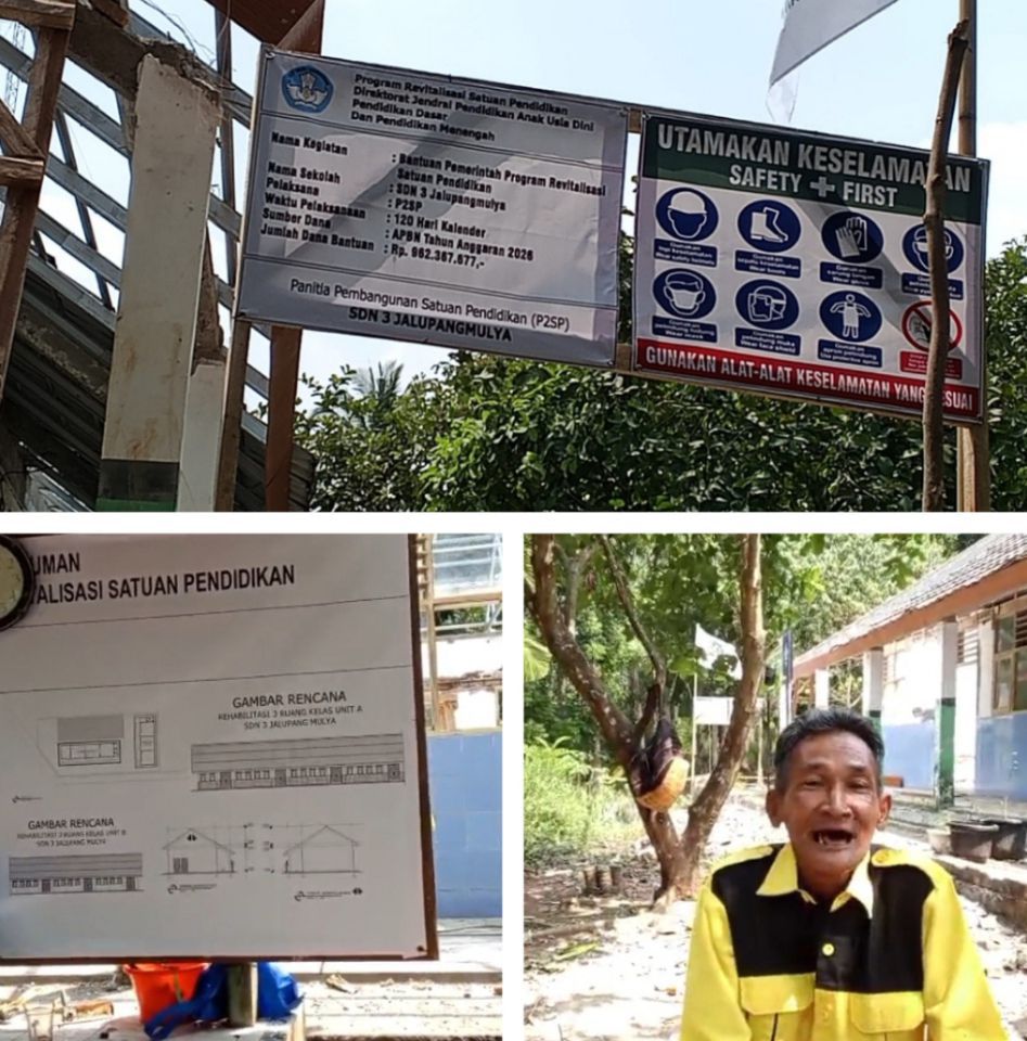 *Proyek Revitalisasi SDN 3 Jalupangmulya Disorot, Dugaan Penerapan K3 Belum Optimal*