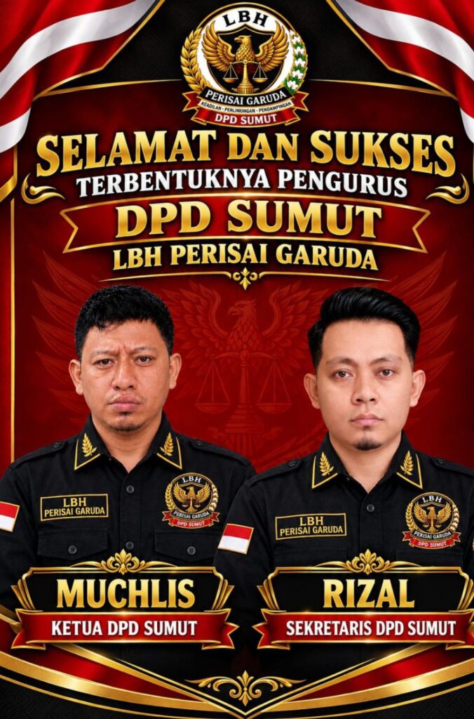 Selamat dan Sukses, DPD LBH Perisai Garuda Sumatera Utara Resmi Terbentuk