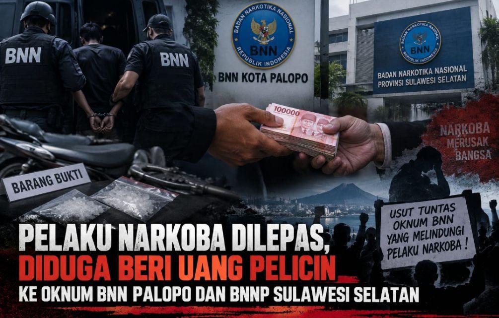 Isu “Tangkap Lepas Pelaku Narkoba” Rp. 30 Juta Dikaitkan dengan BNN Palopo dan BNNP Sulawesi Selatan, BNN Tegaskan Tidak Benar. ‎