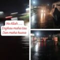 Hujan Deras, Jalan Wahab Sarobu Menuju RS Sriwijaya Terendam Banjir, Pengendara Diminta Waspada