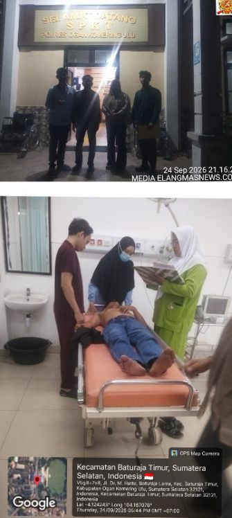 KADES PAJAR BULAN DILAPORKAN WARGA KE POLRES OKU, DUGAAN PENGANIAYAAN BERUJUNG ANCAMAN PISAU