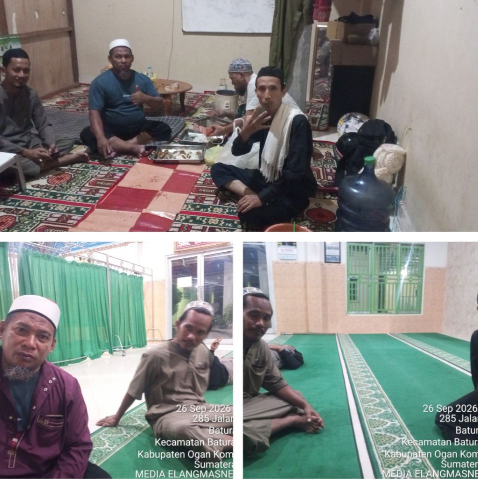 JAMAAH TABLIGH LAKSANAKAN IKTIKAF DI MUSHOLLA H. SUTAN HAMBO, HIDUPKAN SUNNAH RASUL DAN AJAK UMAT TAAT KEPADA ALLAH SWT