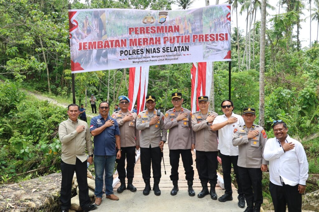 Jembatan Merah Putih Presisi Diresmikan, Polres Nias Selatan Perkuat Sinergi untuk Masyarakat