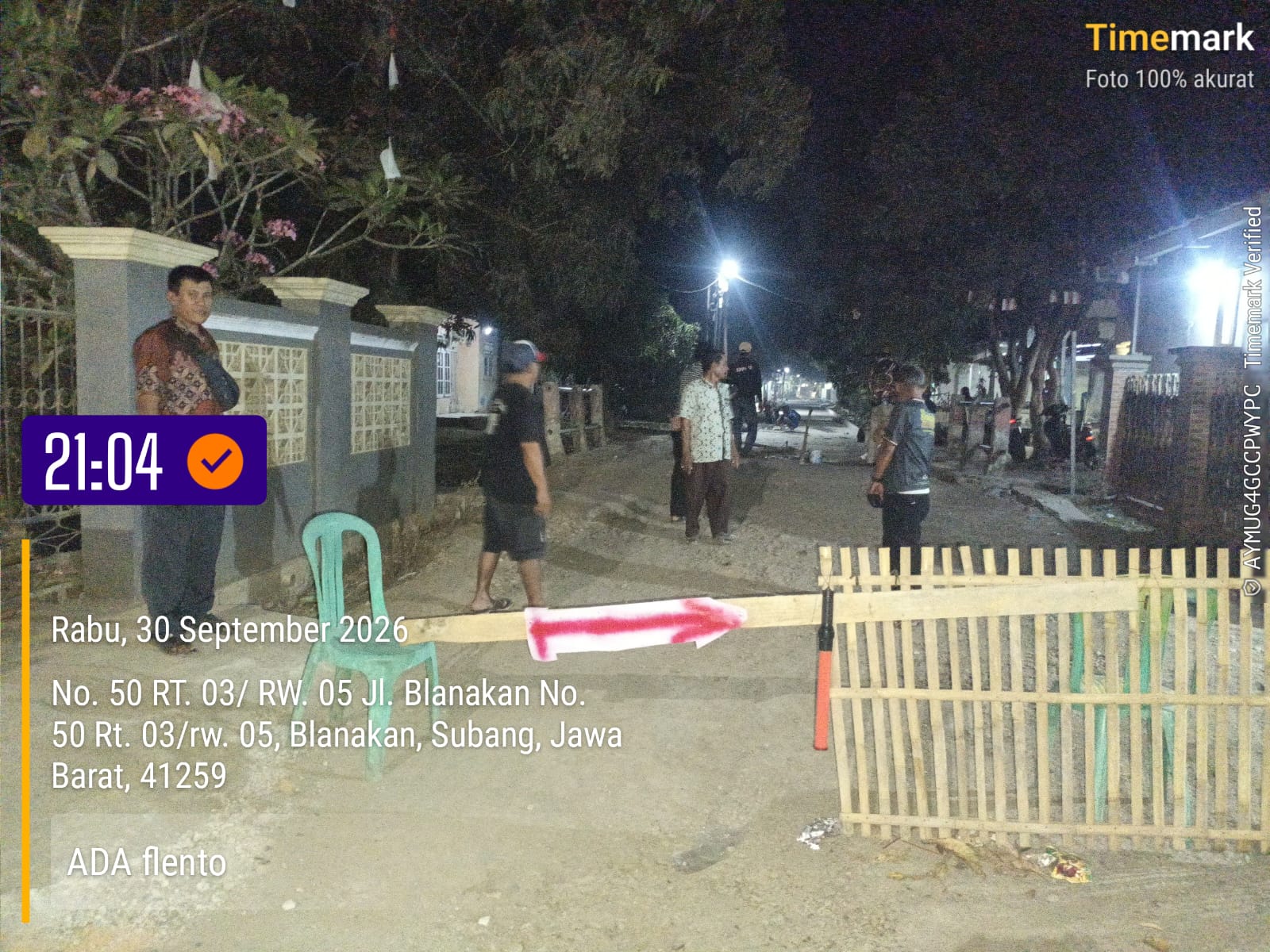 Sunarto Amrullah Bersama Warga Dusun Karangmulya Blanakan Bergembira, Jalan Buntu yang Puluhan Tahun Jadi Kubangan Kerbau Akhirnya Dibeton.