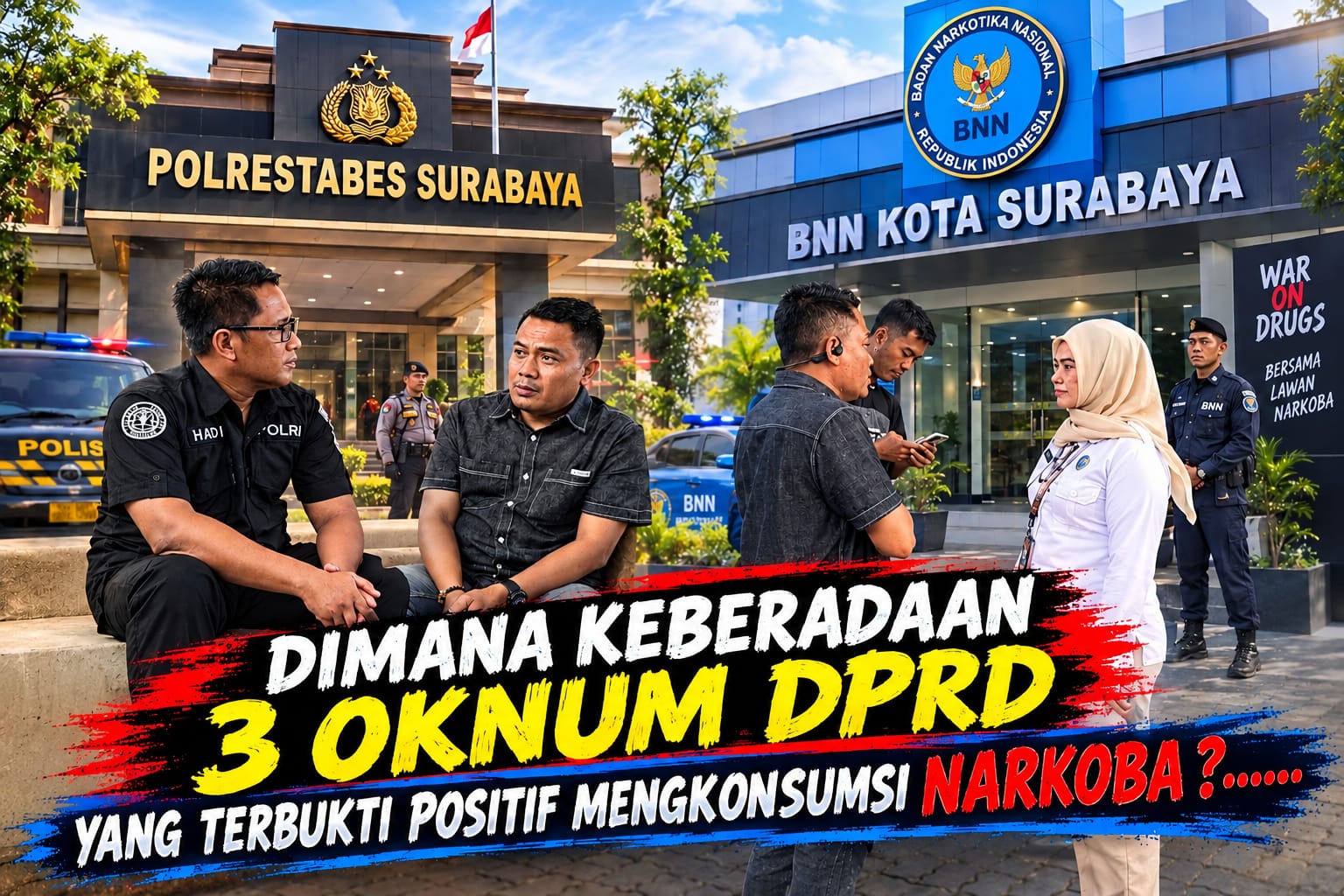 AMI Geram! Polrestabes Sebut 3 Anggota DPRD Jalani Asesmen di BNNK, Humas BNNK Mengaku Tak Tahu