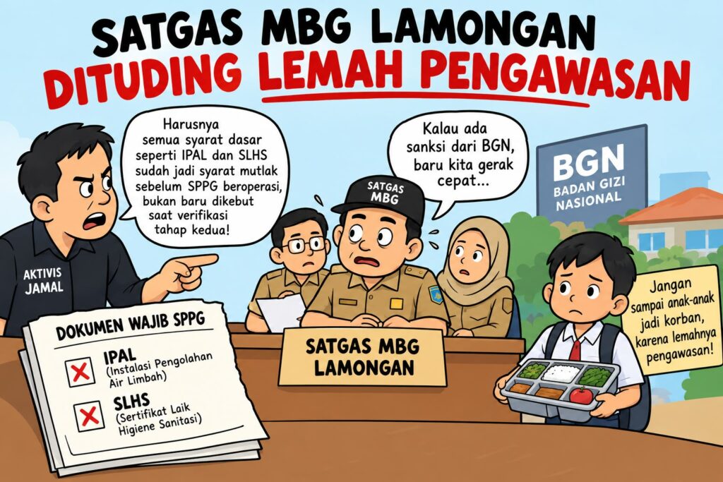 Satgas MBG Lamongan dituding Lemah Pengawasan