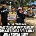 Dugaan Pelibatan Anak di Bawah Umur untuk Galang Dana Bencana Dilaporkan ke Polresta Padang