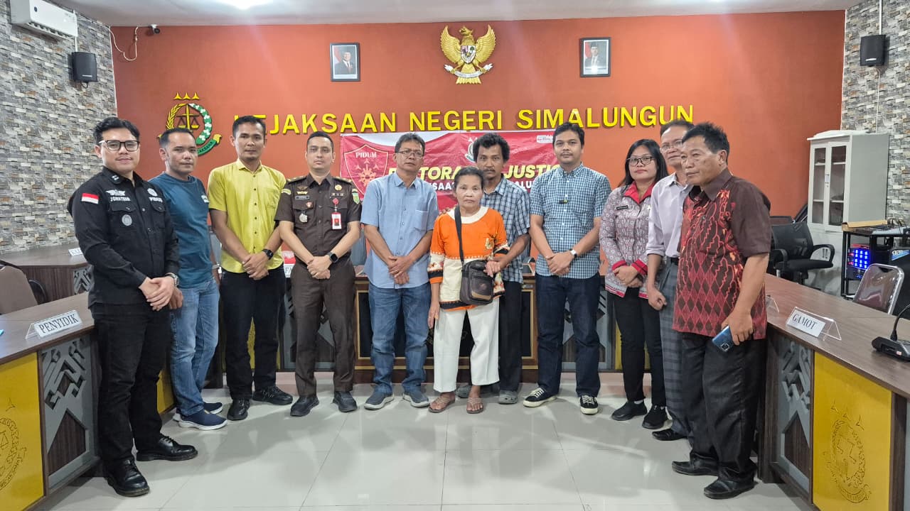 WUJUDKAN KEADILAN HUMANIS, KEJARI SIMALUNGUN TEMPUH RESTORATIVE JUSTICE DALAM PERKARA PENADAHAN