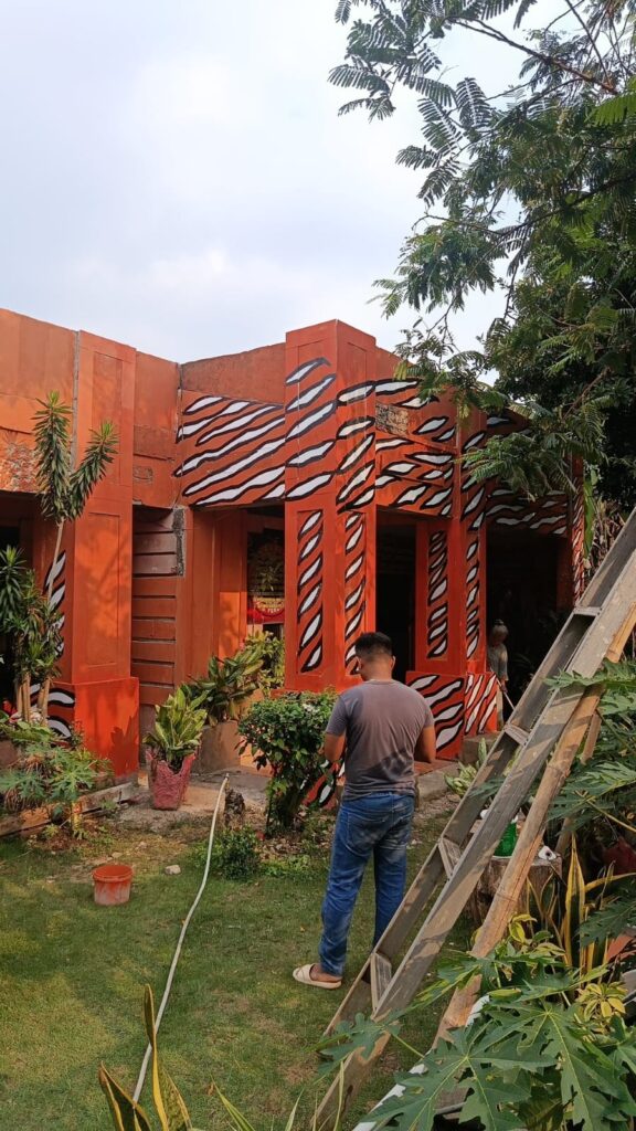 RENOVASI KANTOR SEKRETARIAT LSM HARIMAU DPC KABUPATEN PANDEGLANG, ANDRY PRAYOGA APRESIASI LANGKAH KETUA