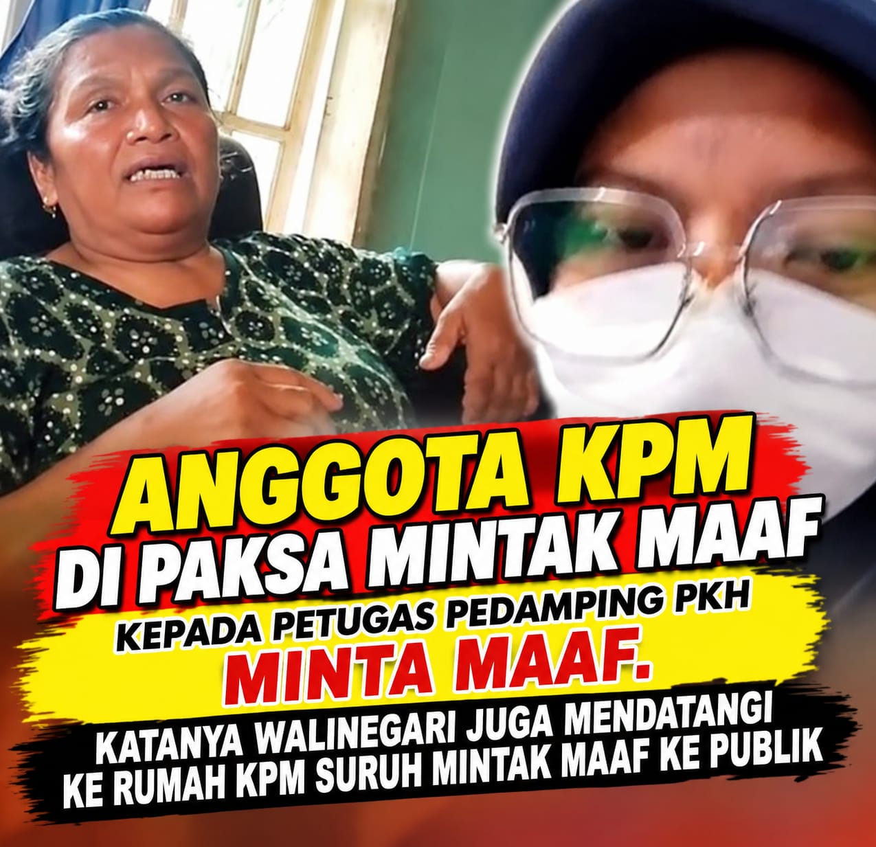 DUGAAN TEKANAN TERHADAP KPM PKH DI LIMAU GADANG MENCUAT, WARGA MENGAKU DIMINTA HAPUS BERITA DAN MINTA MAAF