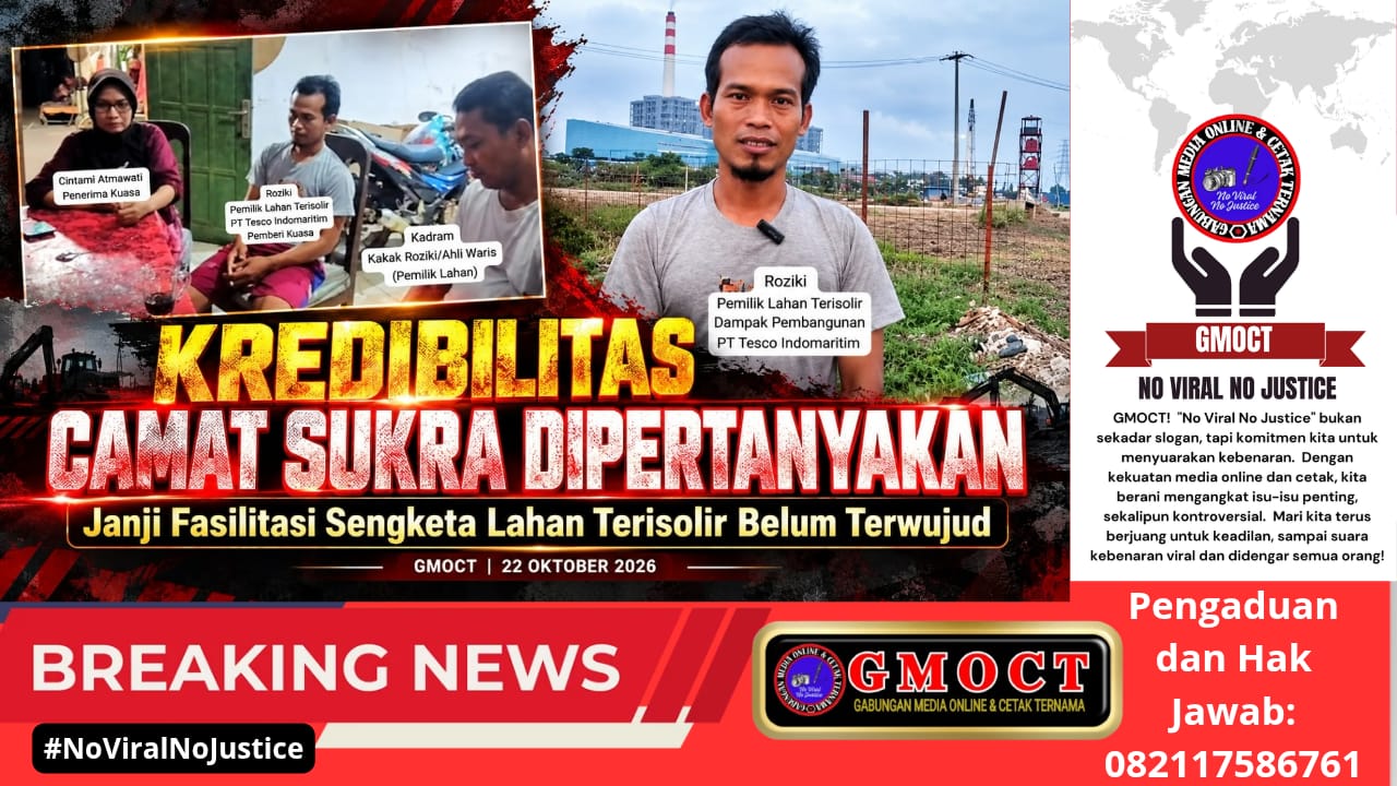 KREDIBILITAS CAMAT SUKRA SIGIT WIDIYANTO DIPERTANYAKAN: Janji Pertemuan Sengketa Lahan Terisolir Belum Terwujud, Diduga Ada Perantara Tanpa Kuasa