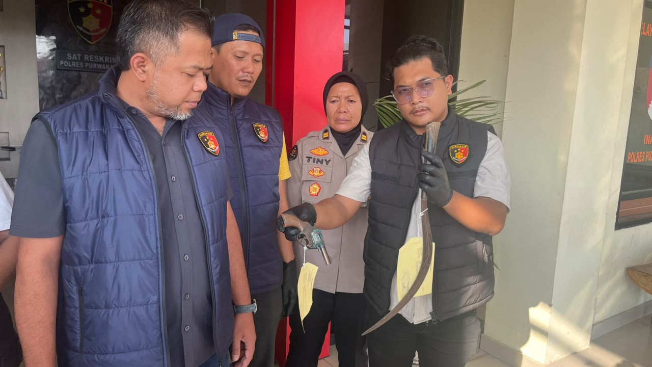 Polres Purwakarta Tetapkan Dua Tersangka Kasus Penganiayaan Celurit, Korban Pulih dan Siap Berikan Keterangan