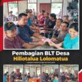 BLT Dana Desa Tahap Kedua 2026 Disalurkan di Hiliotalua, 34 KPM Terima Rp1,8 Juta Per Keluarga