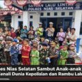 Perkenalan Sejak Dini, Polres Nias Selatan Sambut Anak-anak TK Baluse Kenali Dunia Kepolisian dan Rambu Lalu Lintas