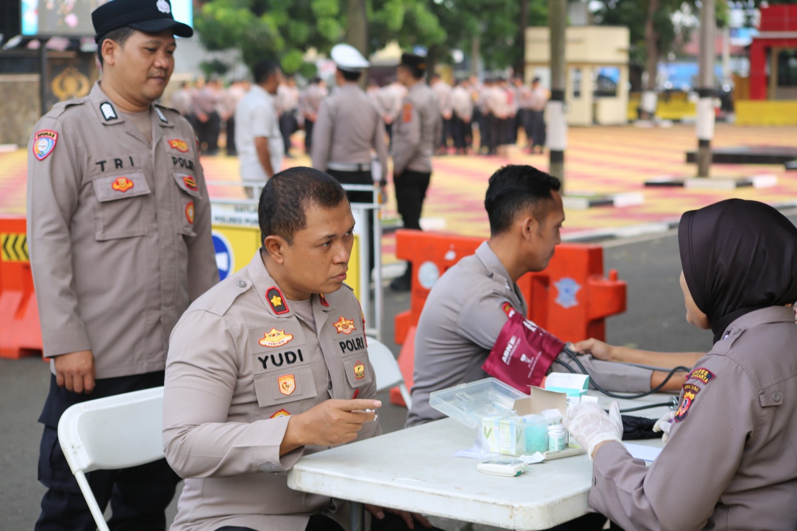 Proaktif Jaga Kesehatan Personel, Sidokkes Polres Purwakarta Gelar Pemeriksaan Kesehatan