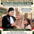 Adv, Rikha Permatasari Berhasil Perjuangkan Hak Perempuan dan anak di PA Subang, Hakim Memutus Gugatan Lawan di Tolak. 
