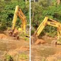 PEMERINTAH KABUPATEN TAPANULI TENGAH  PENUHI JANJI KE WARGA MELA I & MELA II NORMALISASI BANTARAN SUNGAI