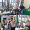HUT ke – 81 TNI, Kapolsek Tamalate Sampaikan Ucapan Selamat ke Koramil 1408-09/Tamalate.