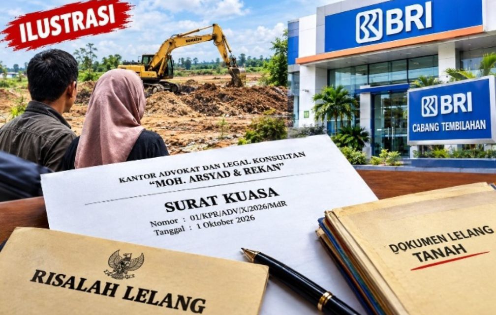 Tanah Klien Diduga Sudah Digarap, Risalah Lelang Dipertanyakan, Kuasa Hukum Desak BRI Buka Terang..