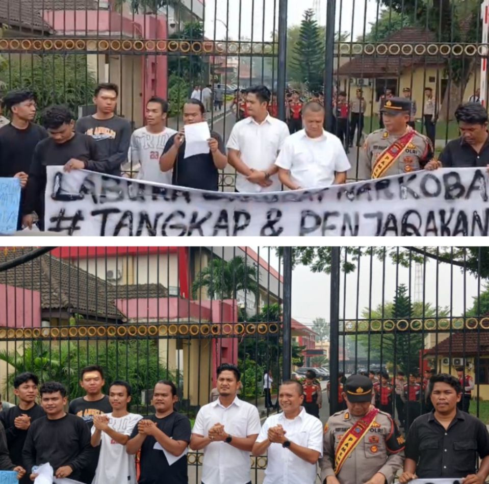 Geruduk Polda Sumut, AMPD Sumut : Labura Darurat Narkoba, Tangkap Proses Saimin Harahap