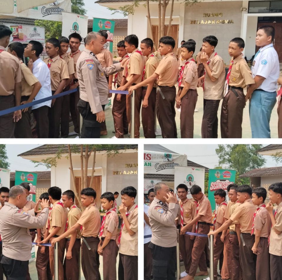 KEPOLISIAN RESOR PURWAKARTA SEKSI HUBUNGAN MASYARAKAT SIARAN PERS TENTANG Bhabinkamtibmas Polsek Campaka edukasi siswa SMKN Campaka tentang bahaya narkoba dan kenakalan remaja